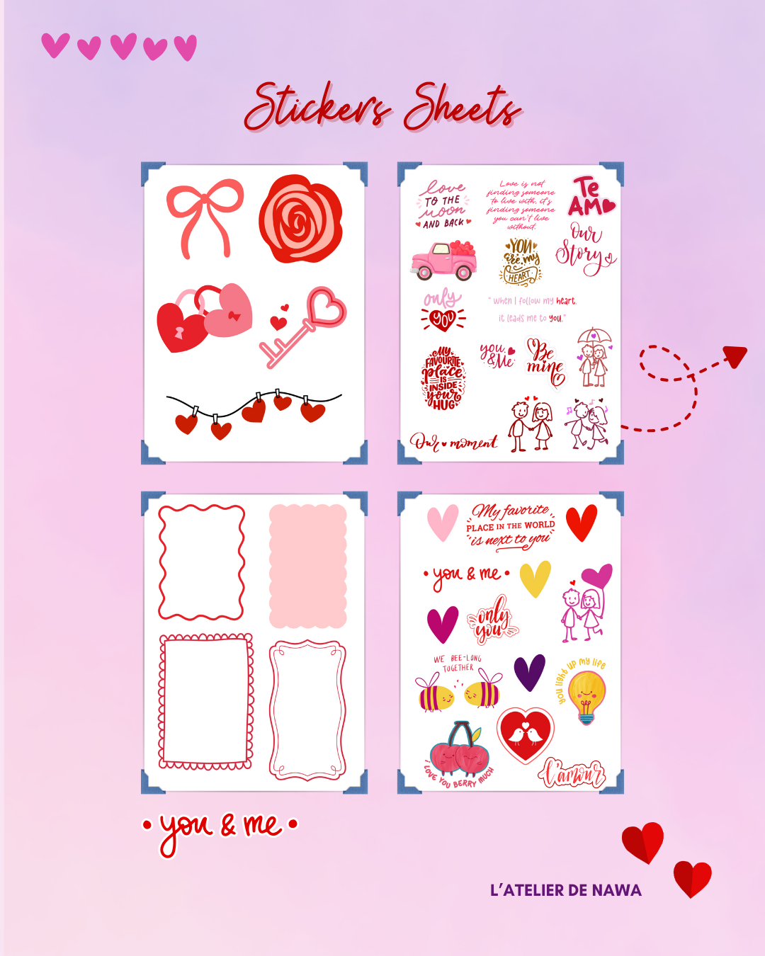 Valentine Scrapbook Kit