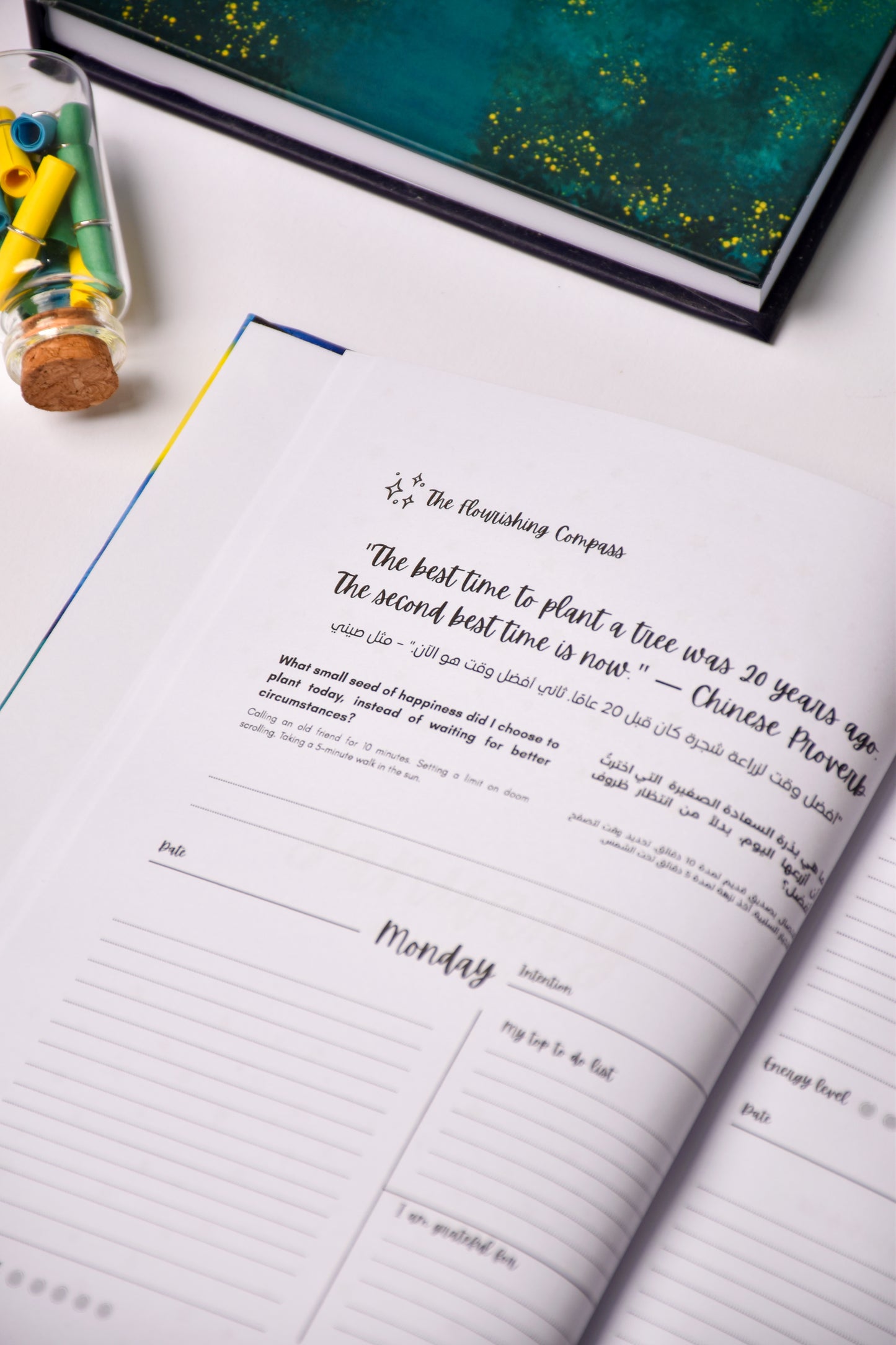 "The Universe Within" 2026 Planner —  Van Gogh Inspired Positive Psychology Daily Planner