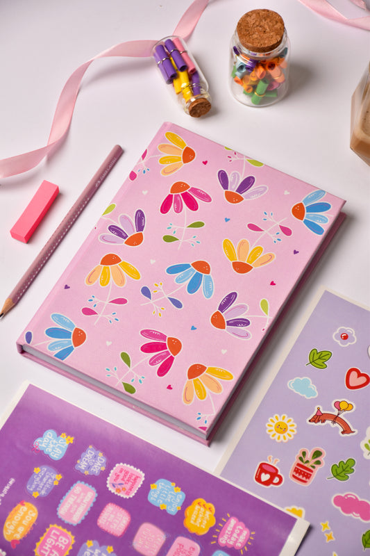 "Meant to Bloom" 2026 Planner — Floral Positive Psychology Daily Planner